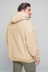 Madmext - MDXT.0986 - woodgreen hoodie - beige