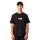Owl clothes - ST-0926 - t-shirt owl skate - black