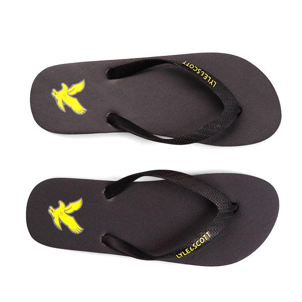 Lyle & scott true black footwear flip flop fw1213-572