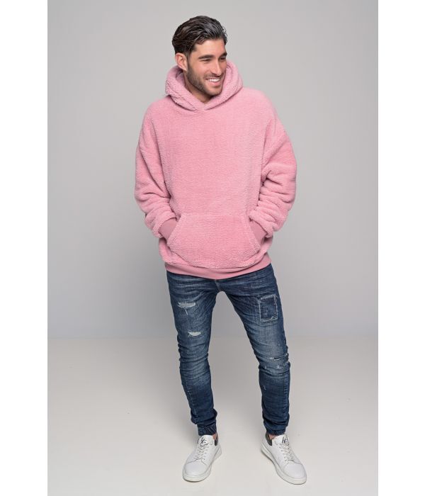 Madmext - MDXT.0986 - woodgreen hoodie - light pink