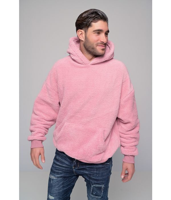 Madmext - MDXT.0986 - woodgreen hoodie - light pink