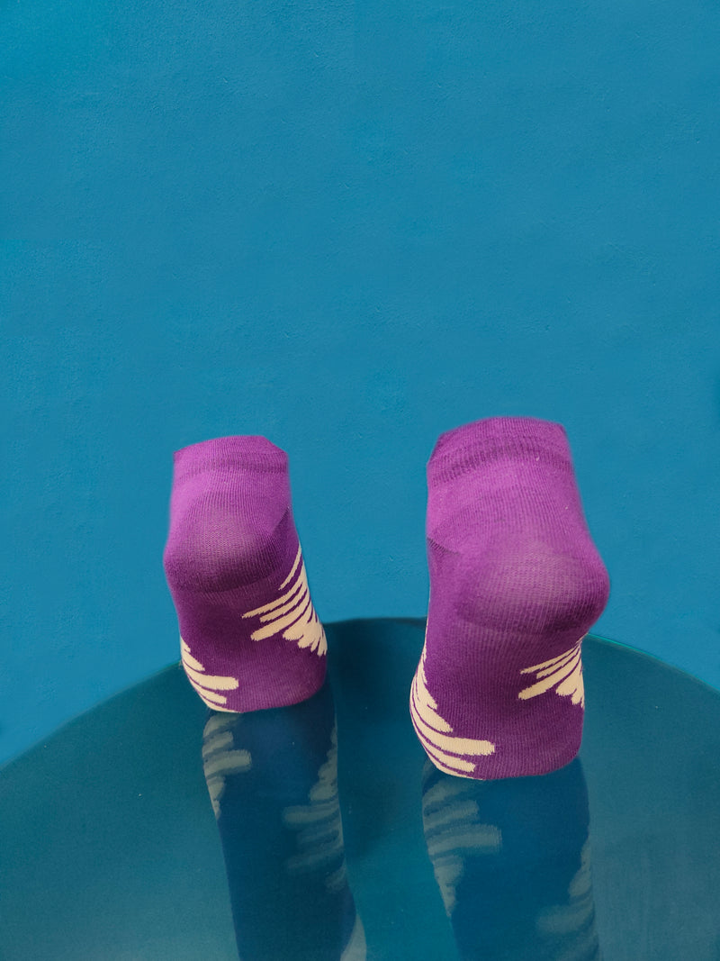 V-tex socks milka low - purple