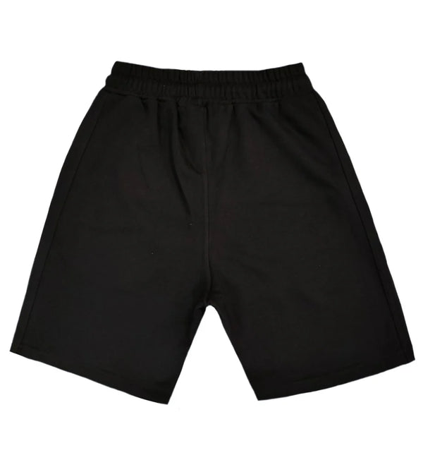 Henry clothing - 6-324 - h logo shorts - black