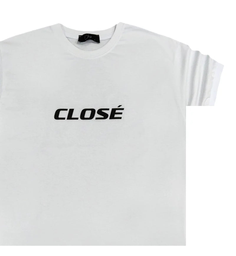 Close society - S23-208 - big logo tee - white