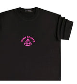 Tony couper - TT23/65 - pink diamond tee - black