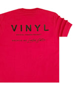 Vinyl art clothing big logo t-shirt - red