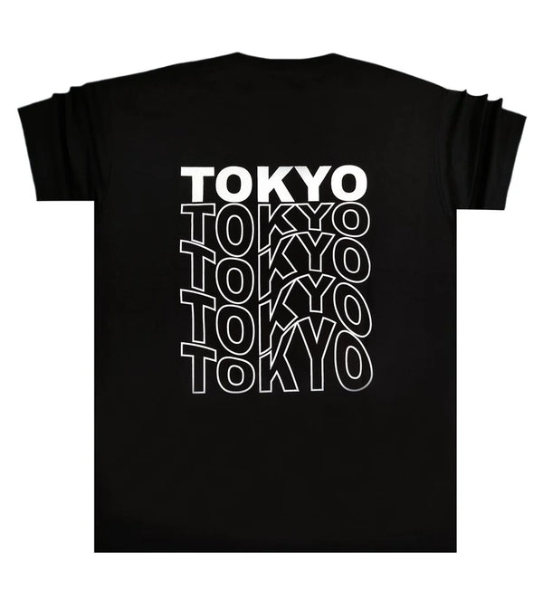 Close society - S23-292 - tokyo logo tee - black